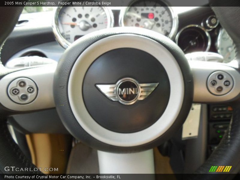 Pepper White / Cordoba Beige 2005 Mini Cooper S Hardtop