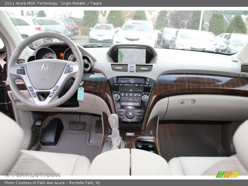 Grigio Metallic / Taupe 2011 Acura MDX Technology