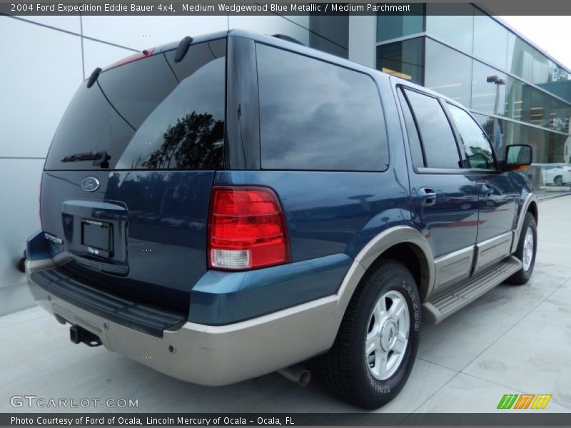 Medium Wedgewood Blue Metallic / Medium Parchment 2004 Ford Expedition Eddie Bauer 4x4