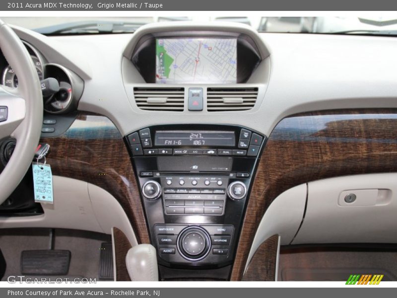 Grigio Metallic / Taupe 2011 Acura MDX Technology