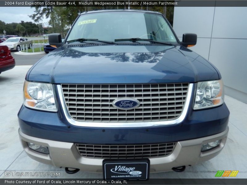Medium Wedgewood Blue Metallic / Medium Parchment 2004 Ford Expedition Eddie Bauer 4x4