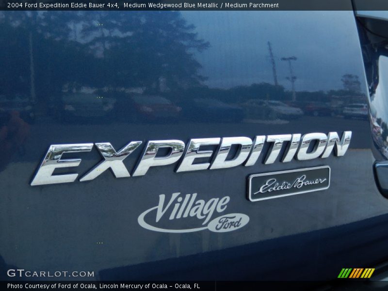 Medium Wedgewood Blue Metallic / Medium Parchment 2004 Ford Expedition Eddie Bauer 4x4