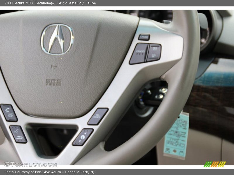 Grigio Metallic / Taupe 2011 Acura MDX Technology