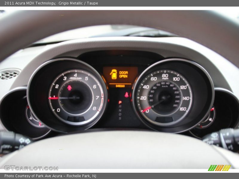 Grigio Metallic / Taupe 2011 Acura MDX Technology