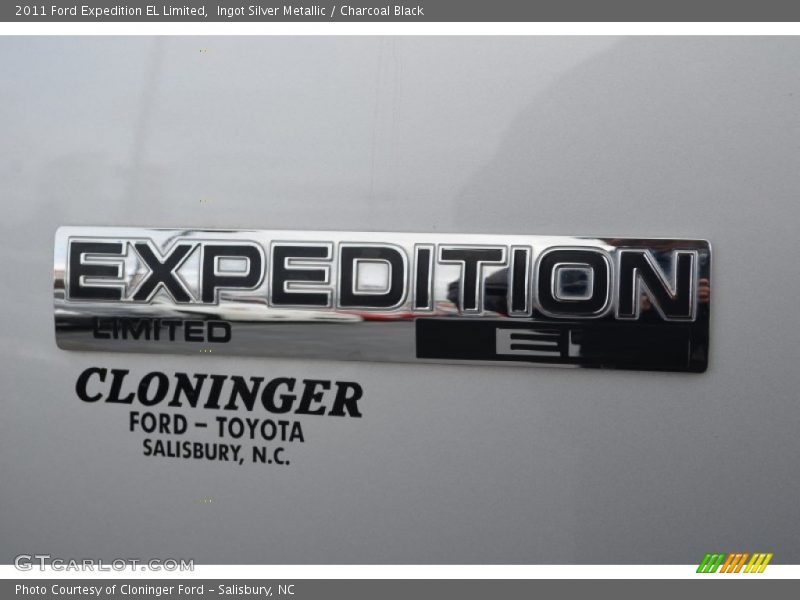 Ingot Silver Metallic / Charcoal Black 2011 Ford Expedition EL Limited