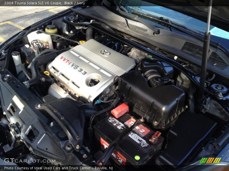 Black / Ivory 2004 Toyota Solara SLE V6 Coupe