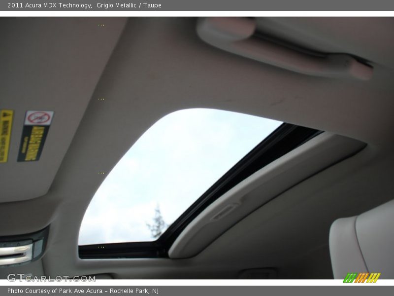 Grigio Metallic / Taupe 2011 Acura MDX Technology