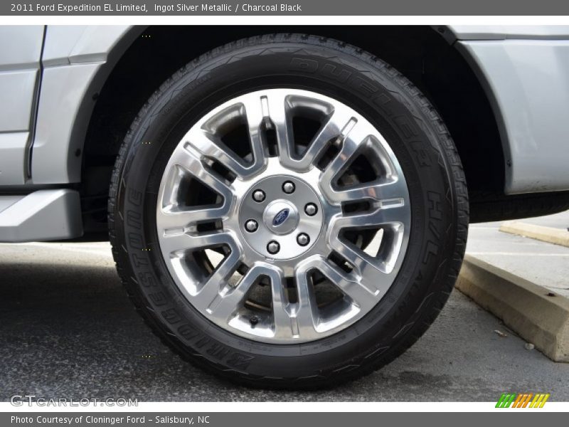 Ingot Silver Metallic / Charcoal Black 2011 Ford Expedition EL Limited