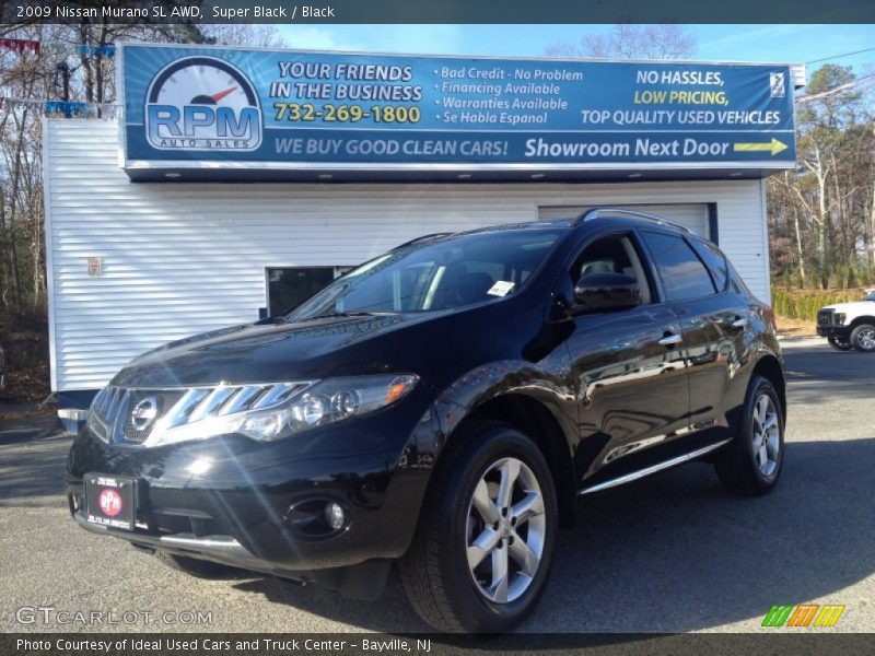 Super Black / Black 2009 Nissan Murano SL AWD