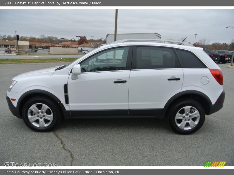 Arctic Ice White / Black 2013 Chevrolet Captiva Sport LS