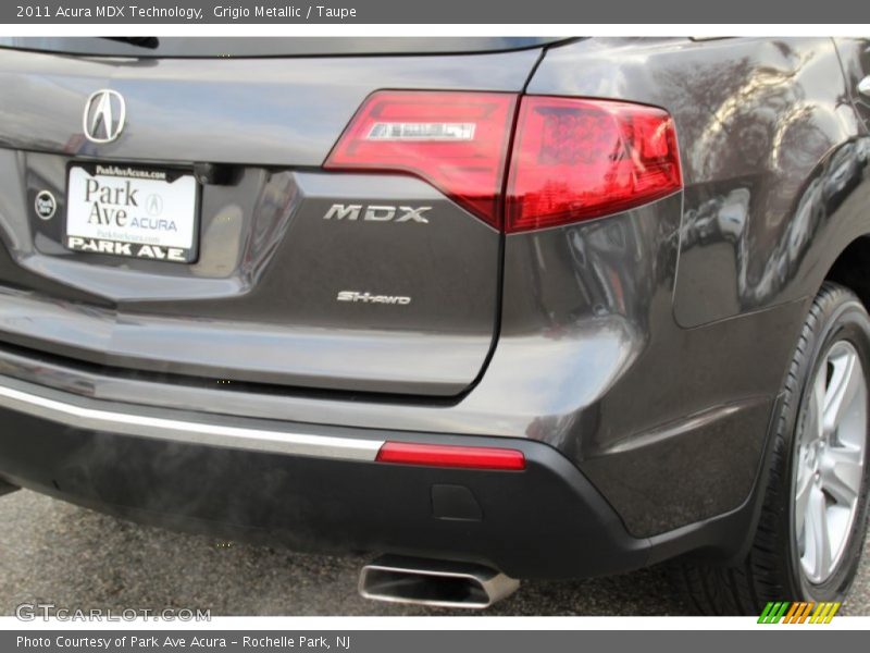 Grigio Metallic / Taupe 2011 Acura MDX Technology