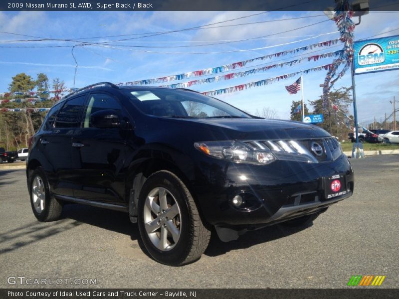 Super Black / Black 2009 Nissan Murano SL AWD