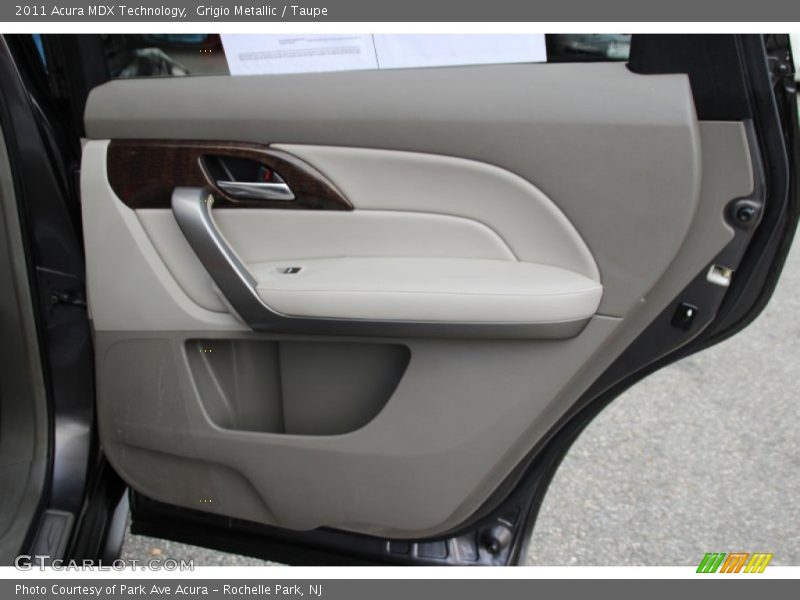 Grigio Metallic / Taupe 2011 Acura MDX Technology