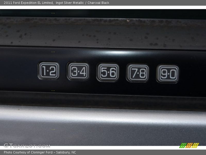 Ingot Silver Metallic / Charcoal Black 2011 Ford Expedition EL Limited