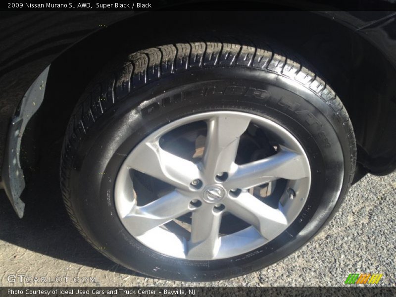 Super Black / Black 2009 Nissan Murano SL AWD