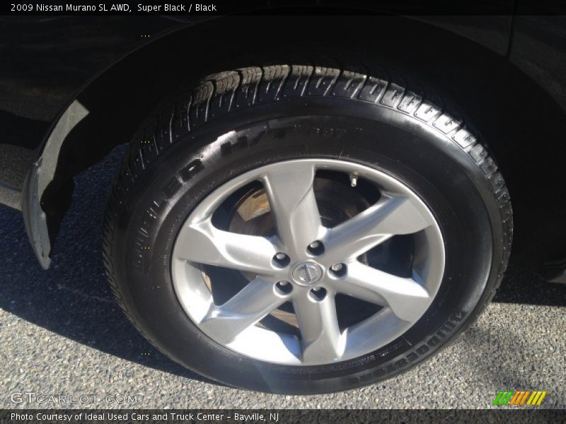 Super Black / Black 2009 Nissan Murano SL AWD