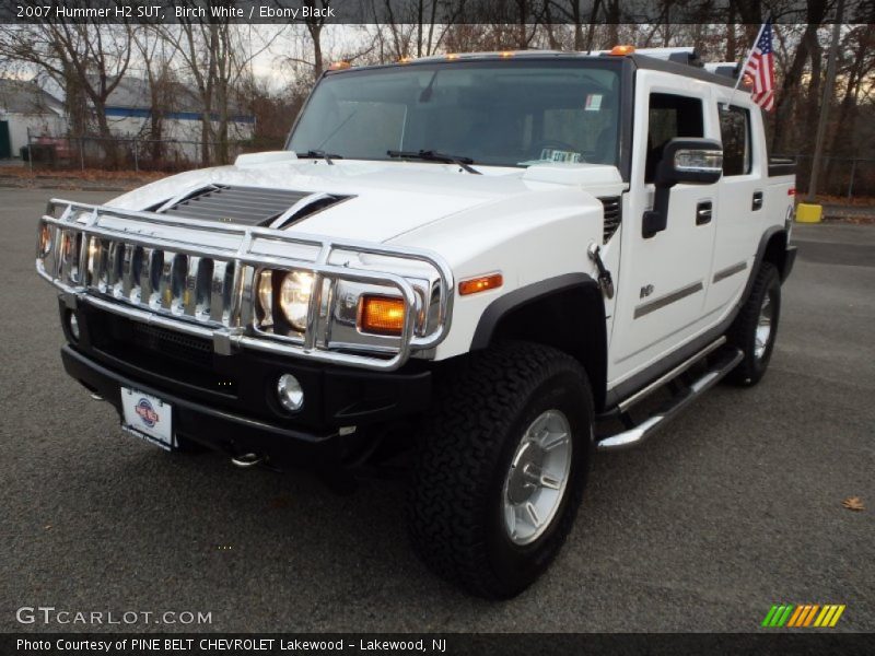 Birch White / Ebony Black 2007 Hummer H2 SUT