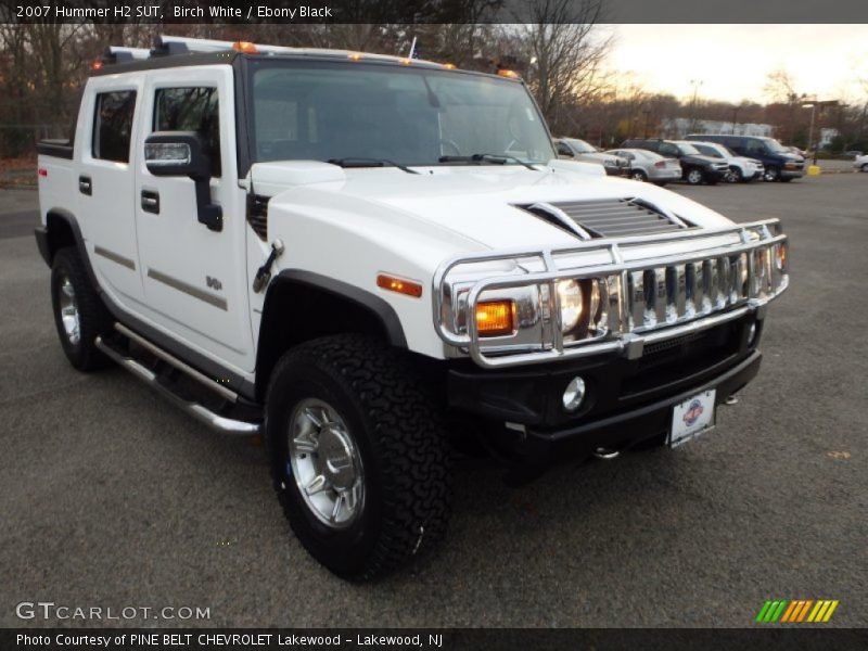 Birch White / Ebony Black 2007 Hummer H2 SUT