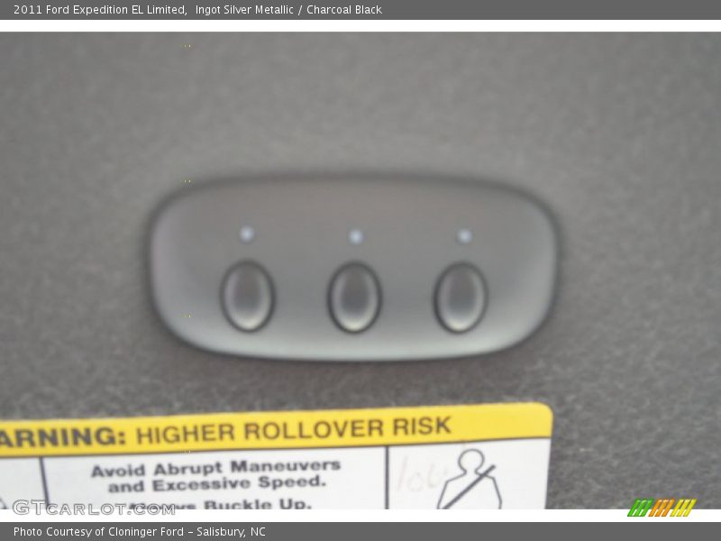 Ingot Silver Metallic / Charcoal Black 2011 Ford Expedition EL Limited