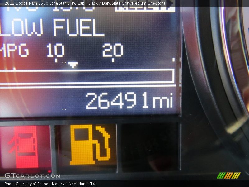 Black / Dark Slate Gray/Medium Graystone 2012 Dodge Ram 1500 Lone Star Crew Cab