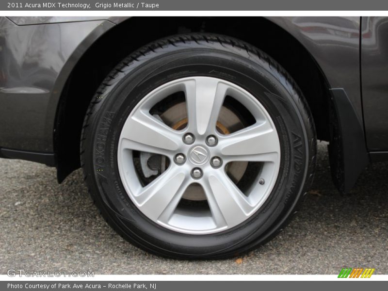 Grigio Metallic / Taupe 2011 Acura MDX Technology