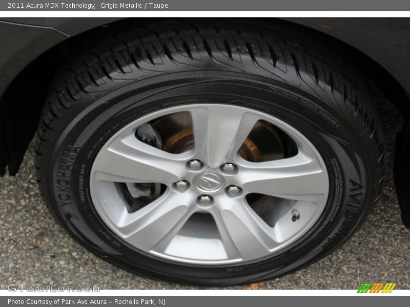 Grigio Metallic / Taupe 2011 Acura MDX Technology