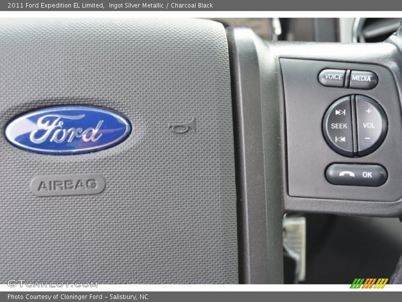 Ingot Silver Metallic / Charcoal Black 2011 Ford Expedition EL Limited
