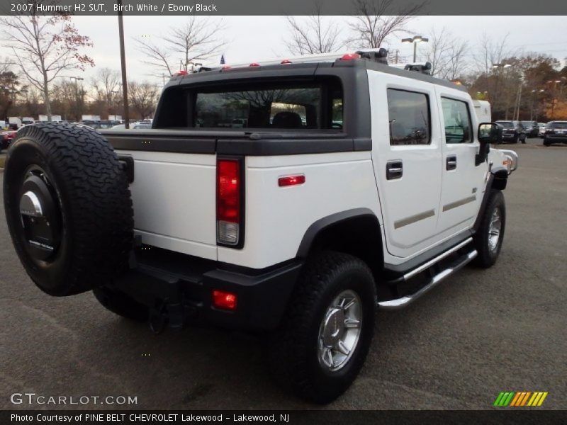 Birch White / Ebony Black 2007 Hummer H2 SUT