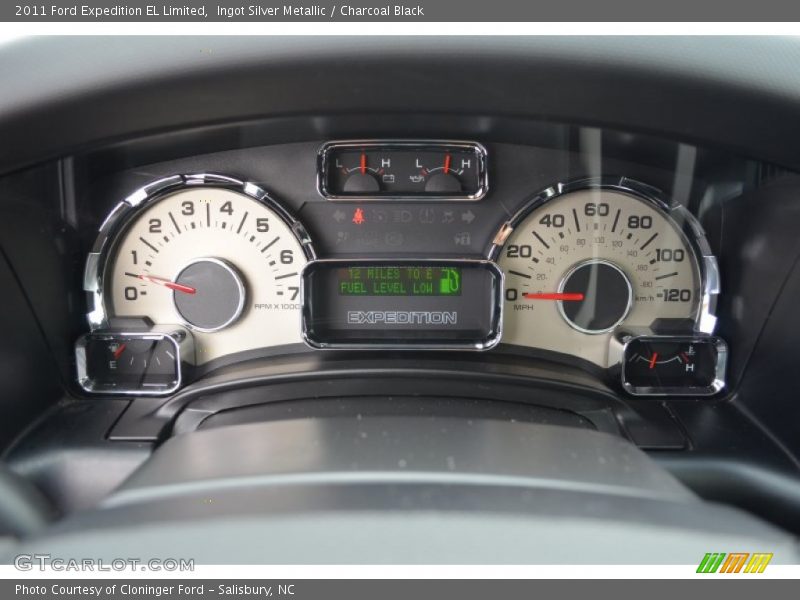 Ingot Silver Metallic / Charcoal Black 2011 Ford Expedition EL Limited