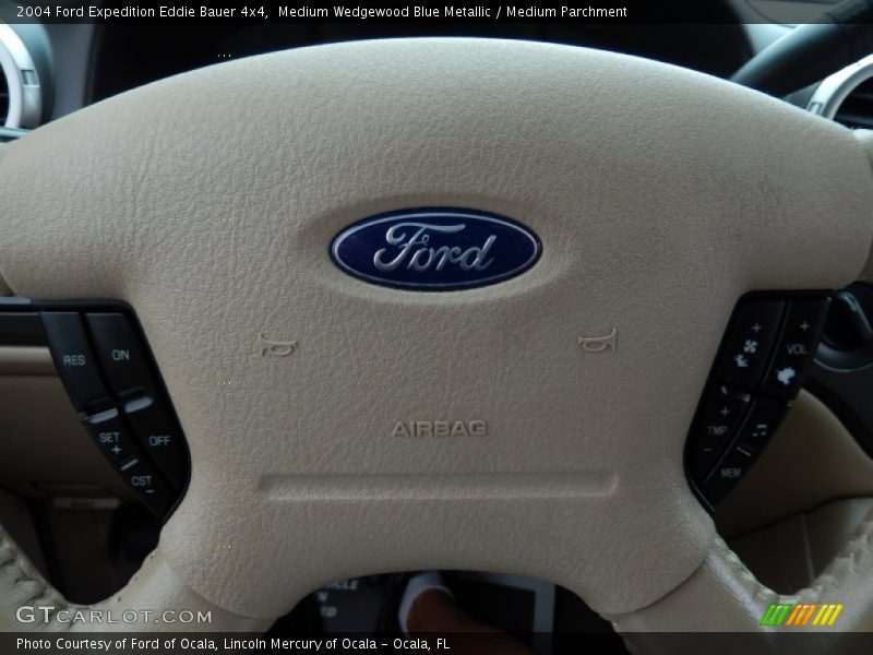 Medium Wedgewood Blue Metallic / Medium Parchment 2004 Ford Expedition Eddie Bauer 4x4