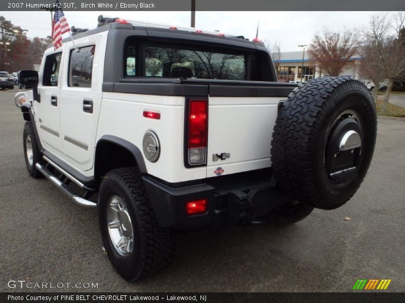 Birch White / Ebony Black 2007 Hummer H2 SUT