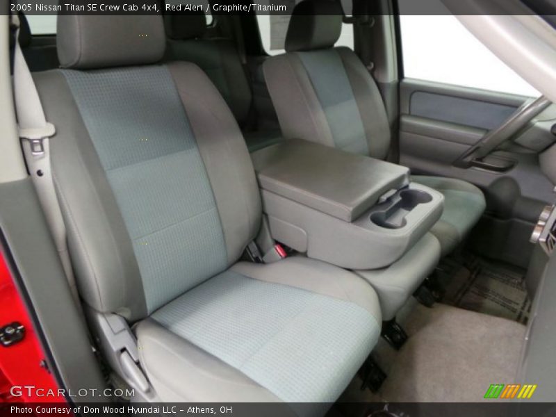 Red Alert / Graphite/Titanium 2005 Nissan Titan SE Crew Cab 4x4