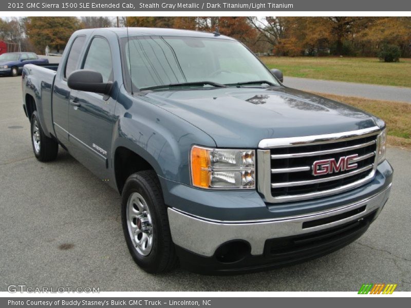 Stealth Gray Metallic / Dark Titanium/Light Titanium 2012 GMC Sierra 1500 SLE Extended Cab