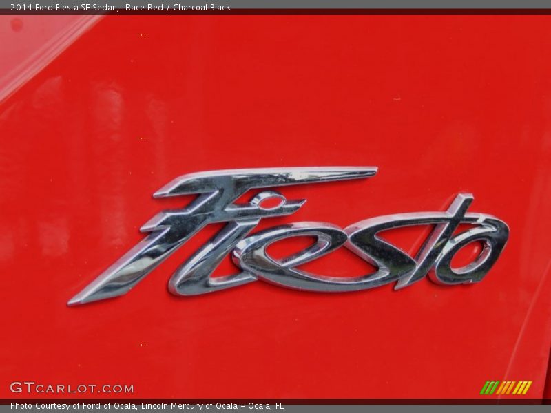 Race Red / Charcoal Black 2014 Ford Fiesta SE Sedan