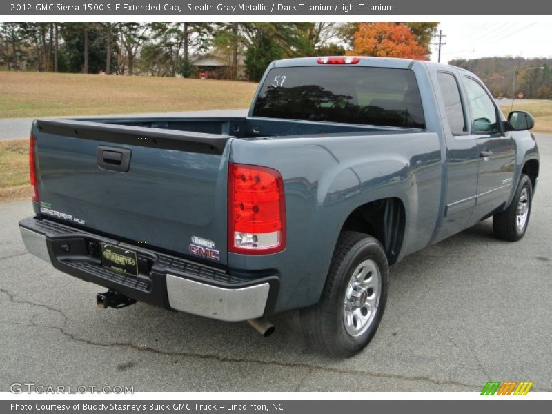Stealth Gray Metallic / Dark Titanium/Light Titanium 2012 GMC Sierra 1500 SLE Extended Cab