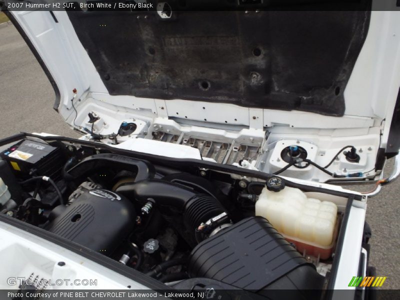 Birch White / Ebony Black 2007 Hummer H2 SUT