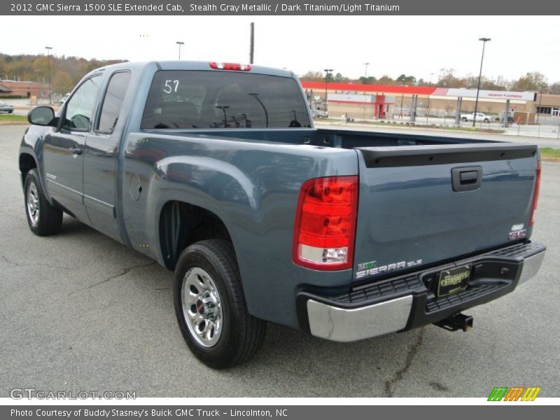 Stealth Gray Metallic / Dark Titanium/Light Titanium 2012 GMC Sierra 1500 SLE Extended Cab