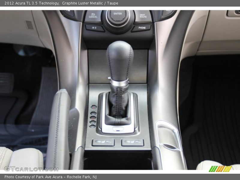 Graphite Luster Metallic / Taupe 2012 Acura TL 3.5 Technology