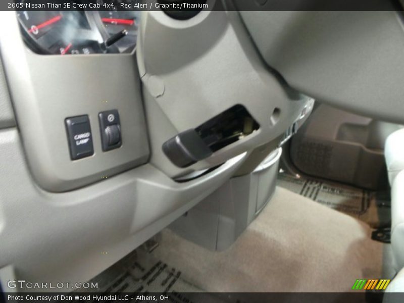 Red Alert / Graphite/Titanium 2005 Nissan Titan SE Crew Cab 4x4