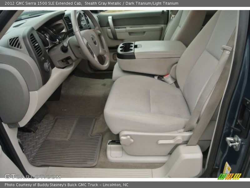 Stealth Gray Metallic / Dark Titanium/Light Titanium 2012 GMC Sierra 1500 SLE Extended Cab