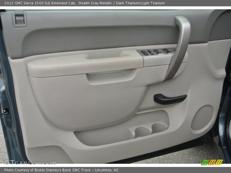 Stealth Gray Metallic / Dark Titanium/Light Titanium 2012 GMC Sierra 1500 SLE Extended Cab