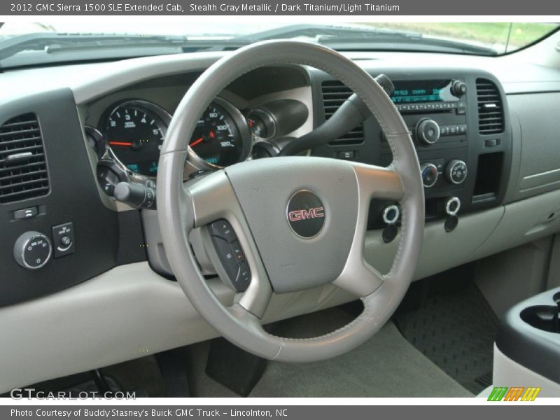  2012 Sierra 1500 SLE Extended Cab Steering Wheel