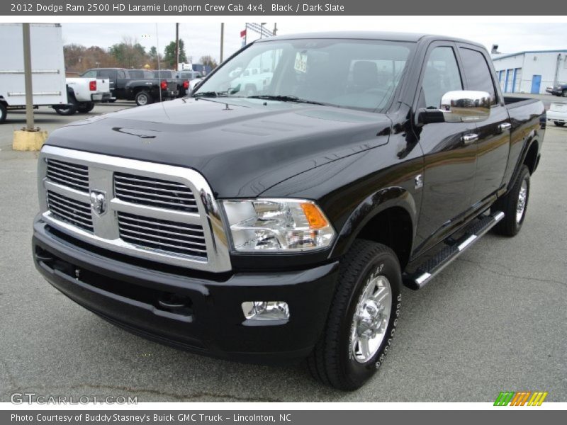 Black / Dark Slate 2012 Dodge Ram 2500 HD Laramie Longhorn Crew Cab 4x4