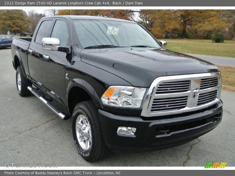 Black / Dark Slate 2012 Dodge Ram 2500 HD Laramie Longhorn Crew Cab 4x4