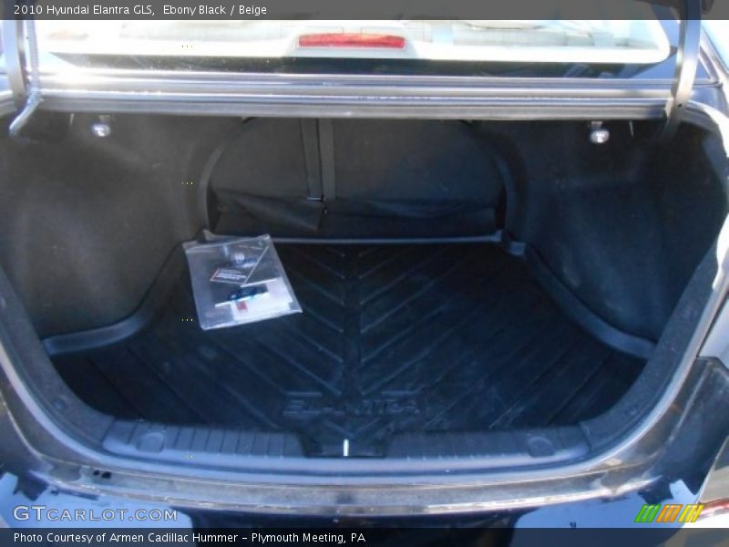 Ebony Black / Beige 2010 Hyundai Elantra GLS