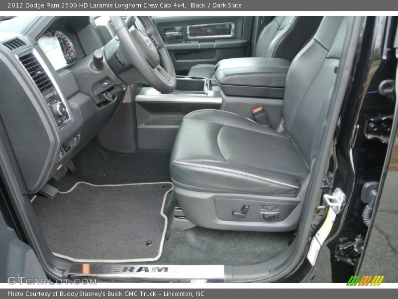 Black / Dark Slate 2012 Dodge Ram 2500 HD Laramie Longhorn Crew Cab 4x4