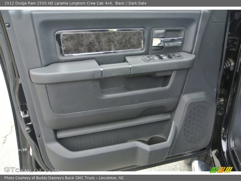 Black / Dark Slate 2012 Dodge Ram 2500 HD Laramie Longhorn Crew Cab 4x4