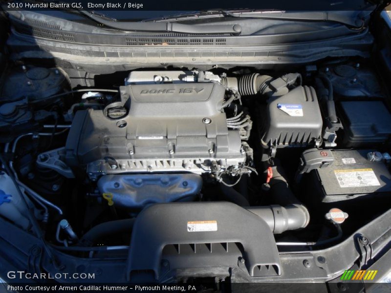 Ebony Black / Beige 2010 Hyundai Elantra GLS