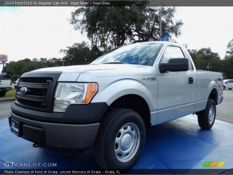 Front 3/4 View of 2014 F150 XL Regular Cab 4x4