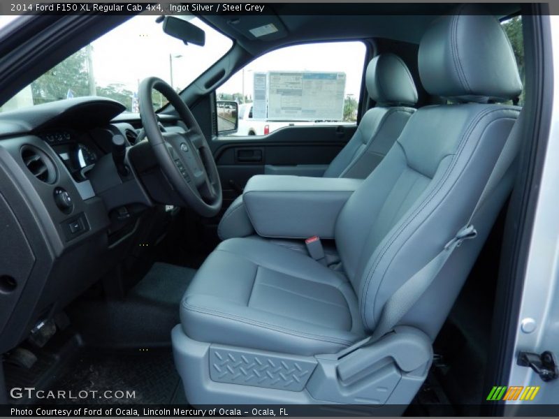 Front Seat of 2014 F150 XL Regular Cab 4x4